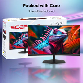 Sceptre monitor with 100Hz refresh for smoother gaming and scrolling.
