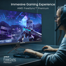 Sceptre E275B-FPT165 connection options and VESA mounting for versatile layouts.
