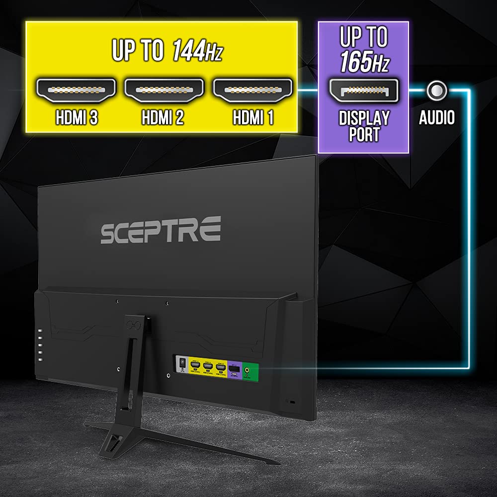 Sceptre E275B-FPT165 FreeSync enabled for tear-free gameplay.