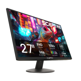 Sceptre E275W-19203R front view showing a sleek 27-inch display for work and play