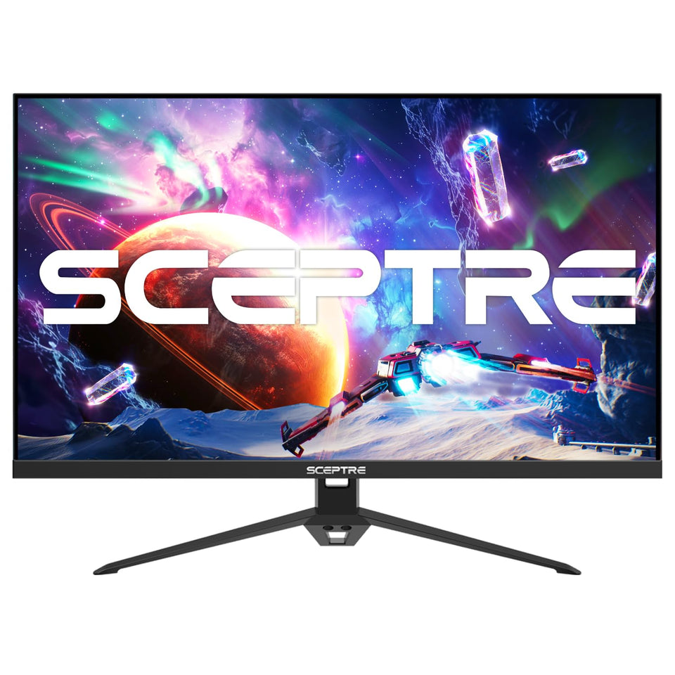 Sceptre IPS 24-inch monitor front view with immersive edge-to-edge display for gaming
