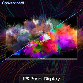Sceptre IPS24 monitor features ultra-slim bezel for seamless multi-monitor layouts.