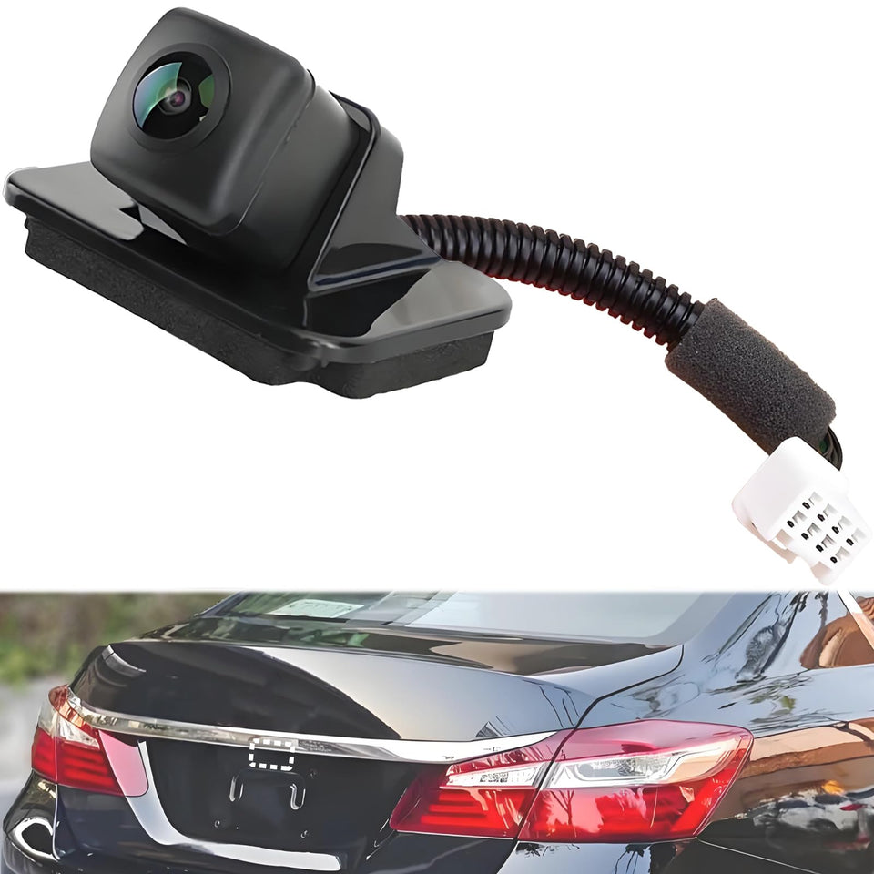 Scerymo backup camera for Honda Accord rear view enhances parking safety.