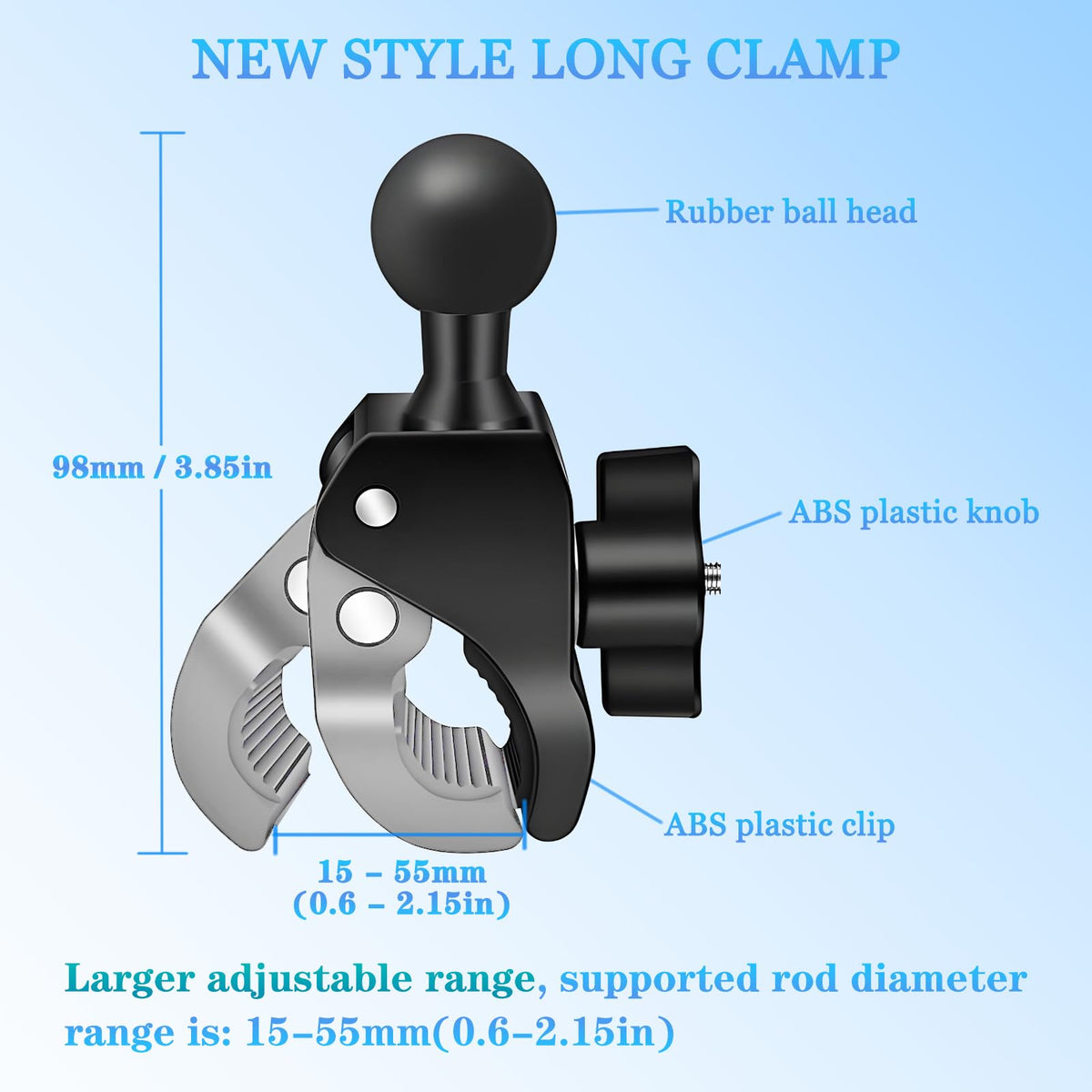 Scerymo mount rotated to show tilt and 360-degree swivel, easy precise aiming