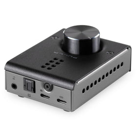 Schiit Fulla E close-up of 24-bit mic input and controls