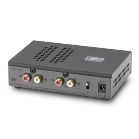 Schiit Magni Heretic top panel highlights precise gain controls for versatile listening.