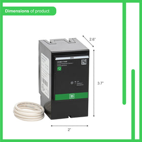 Schneider Electric HOM2175SB Surgebreaker installed in a Homeline panel protecting circuits