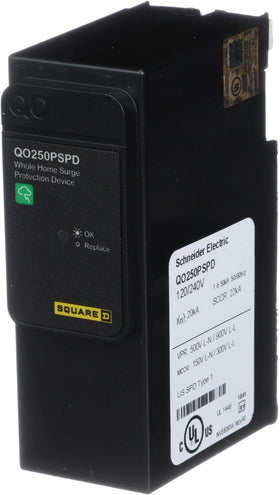Schneider Electric QO250PSPD supports 120/240V residential service.