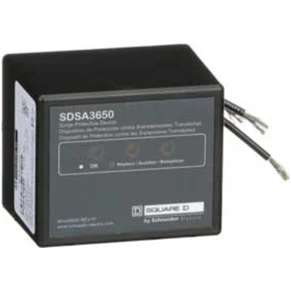 Schneider Electric SDSA3650 load center with surge protection for safer electrical distribution.