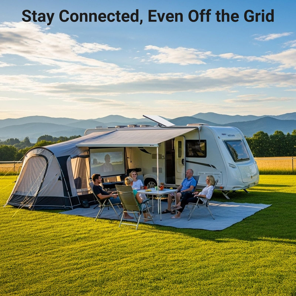SCIFUSION Starlink Mini outdoor extension enables long-distance power delivery.