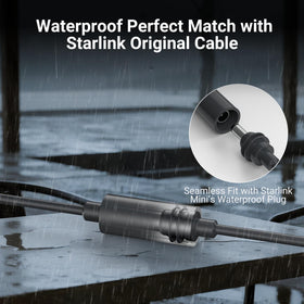 SCIFUSION Starlink Mini waterproof seal keeps connections weatherproof in outdoor setups.