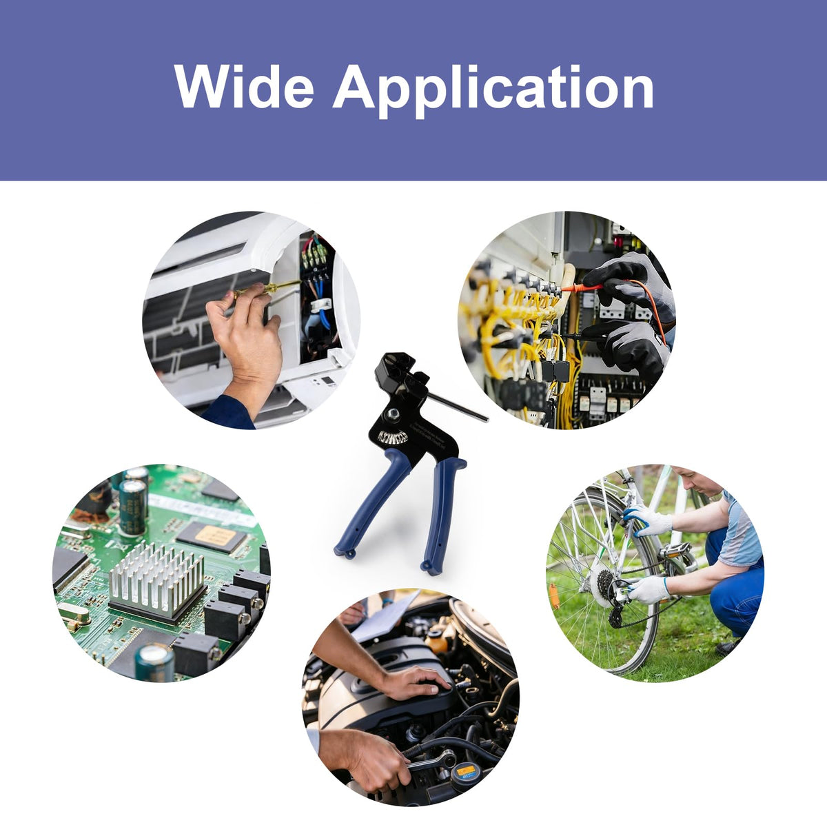 SCITOOLS dual hand operation supports efficient bundling in demanding tasks.