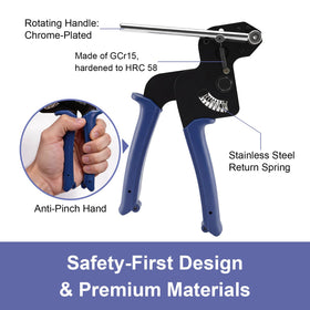 SCITOOLS ergonomic TPR grip design reduces hand fatigue during long tasks.