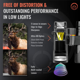 ScoopX edge-to-edge clarity for sharp landscapes and distant subjects.