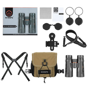ScoopX included phone adapter and harness simplify capture and carry.