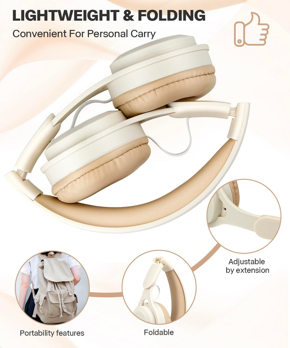 scorking child wearing headphones showing comfortable fit and secure wear
