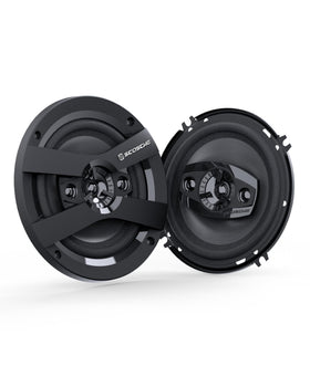 Scosche front view of speaker pair showing complete fit and immediate audio upgrade