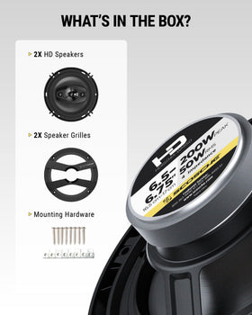 Scosche protective grille and hardware showing tidy installation and speaker protection