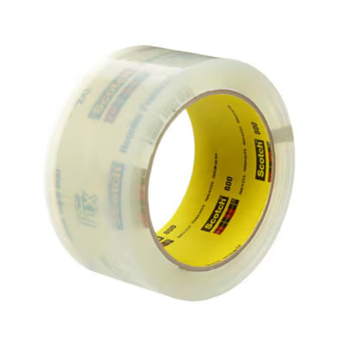 Scotch 800 prescription protection tape on a bottle label preserves readability against moisture and wear