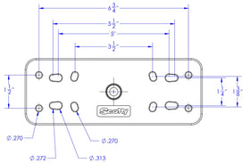 Scotty scale comparison and dimensions illustrating compact versatile fit