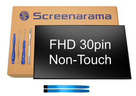 SCREENARAMA front view NV156FHM-N4V panel showing clear FHD image benefit