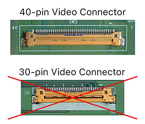 SCREENARAMA HP 15-DY2702DX 40-pin connector close-up for compatibility