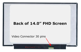 SCREENARAMA back panel view showing mounting points and label for easy fit