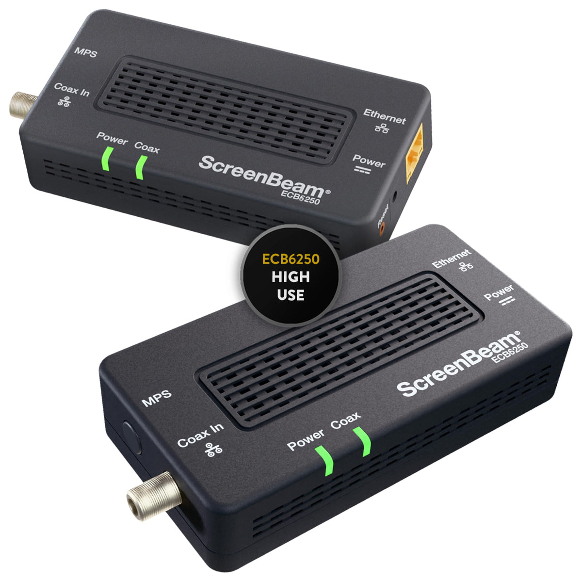 ScreenBeam MoCA 2.5 Starter Kit front view for quick wired upgrade