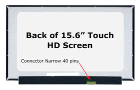 SCREENARAMA 40-pin-narrow-connector closeup for Lenovo ensures compatible touchscreen integration.