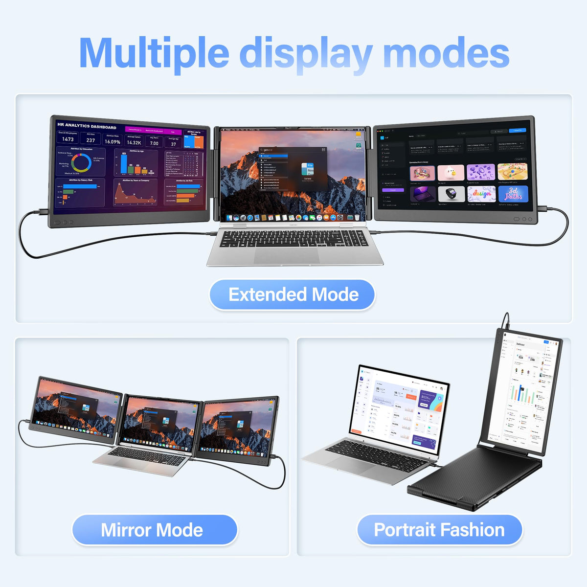 Screnex included accessories support immediate use and stable connections