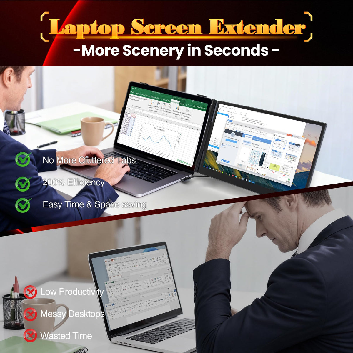 Screnex extender compatible with Windows and Mac for easy setup.
