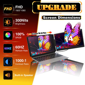 Screnex Laptop Screen Extender travel-ready setup enables productivity on the go.