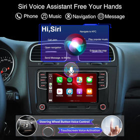 SCUMAXCON RCD360 PRO3 wireless CarPlay enables hands-free navigation and music control