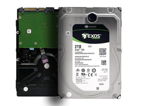 Seagate Enterprise 2TB HDD PCB close-up showing robust internals