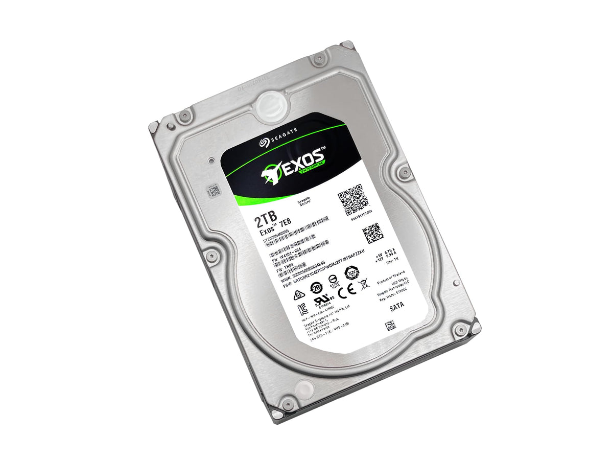 Seagate Enterprise 2TB HDD side view for desktop or server use