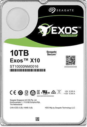 Seagate Enterprise Capacity ST10000NM0016 10TB HDD exterior view for high-capacity storage
