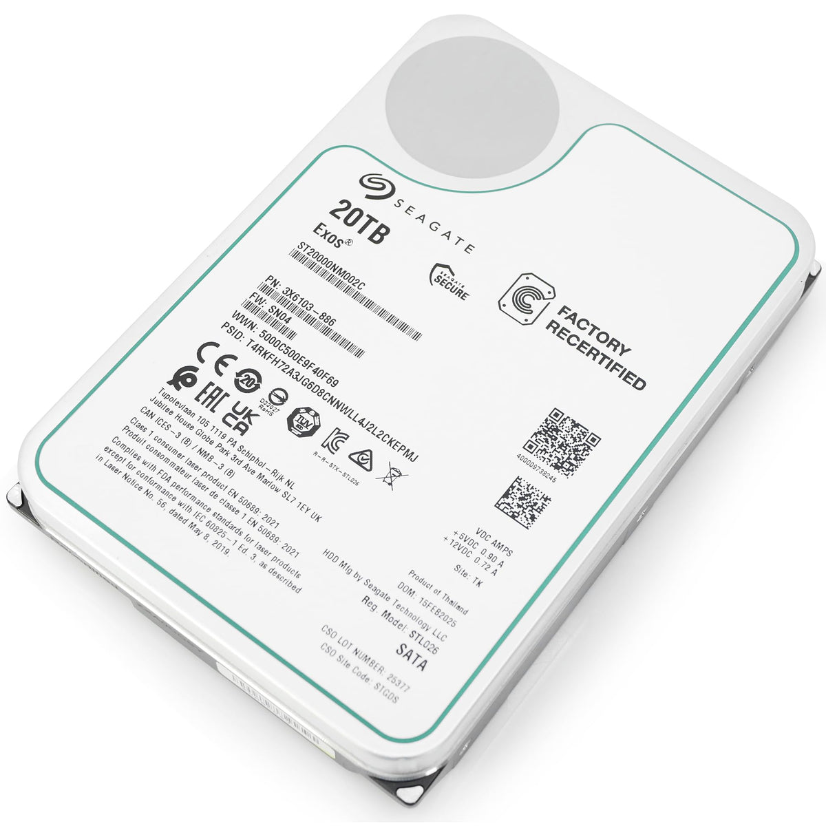 Seagate Exos 20TB 24/7 operation visualization for continuous workloads