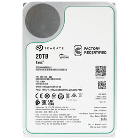 Seagate Exos 20TB reliability visualization highlighting enterprise-grade durability