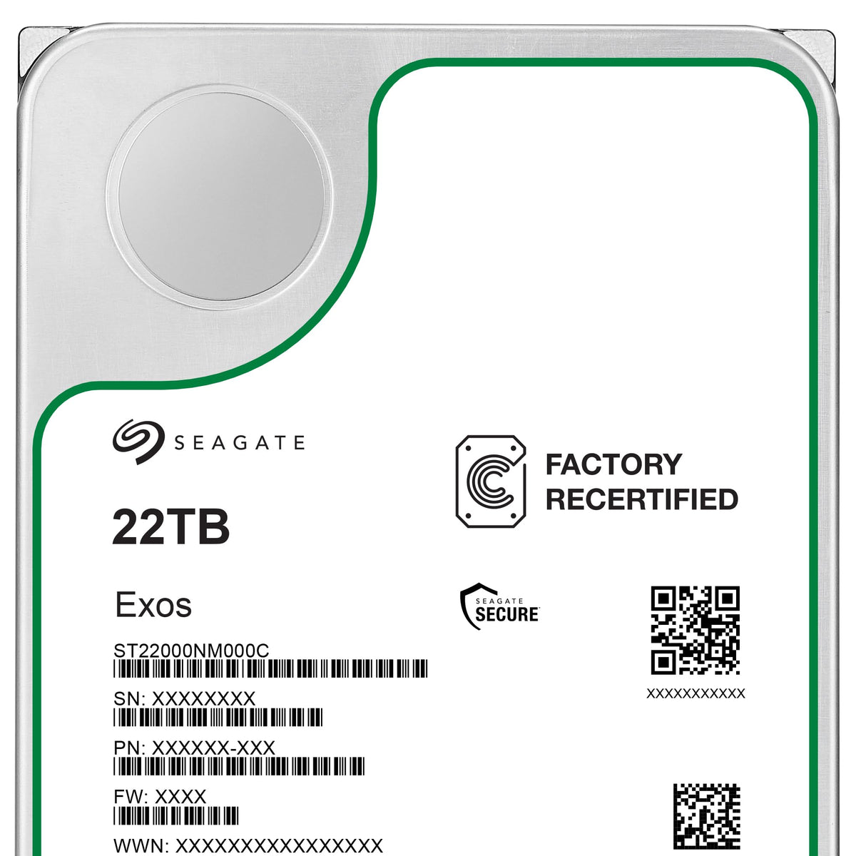 Seagate Exos 22TB in a datacenter rack demonstrates scalable enterprise storage
