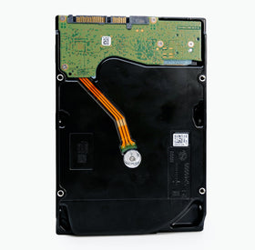 Seagate Exos 28TB drive installed in a NAS enclosure for scalable storage.