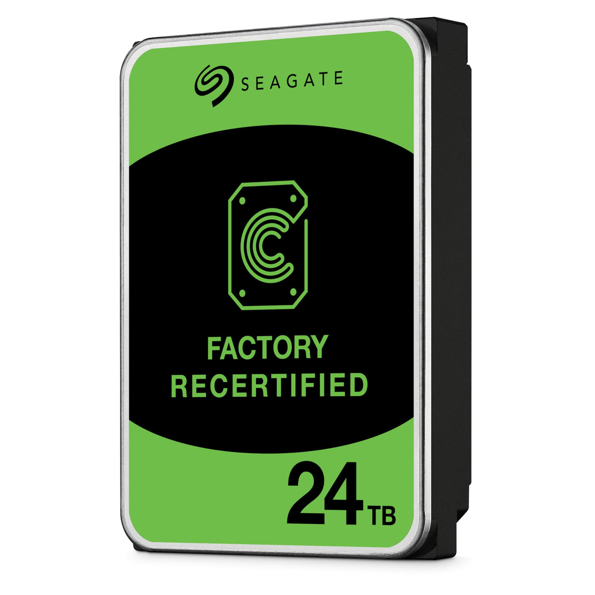 Seagate Exos 24TB side view emphasizing rugged build for data centers