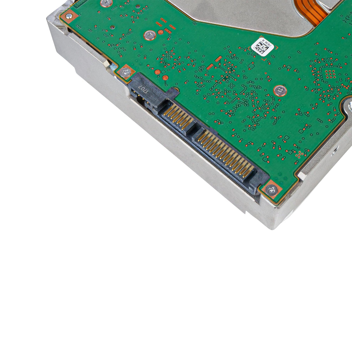 Seagate Exos X12 12TB renewed badge confirms refurbished unit ready for deployment.