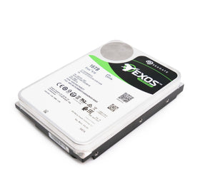Seagate Exos X16 16TB HDD SATA connector detail.