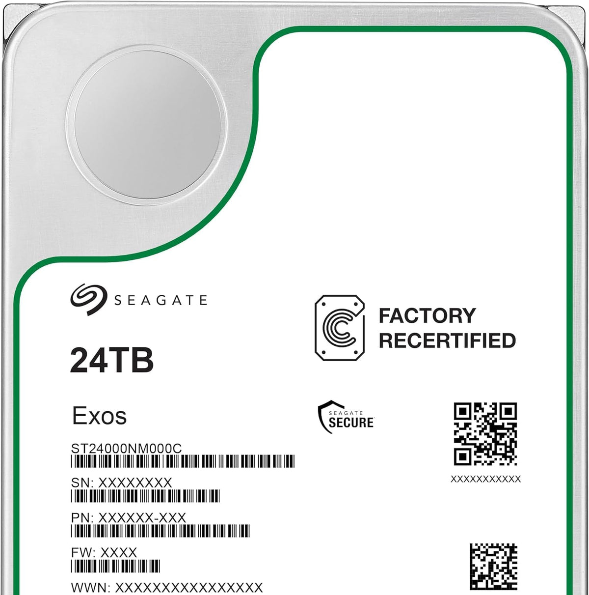 Seagate Exos X24 24TB drive internal mechanism highlights enterprise reliability