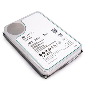 Seagate Exos X24 24TB drive SATA ports ready for high throughput