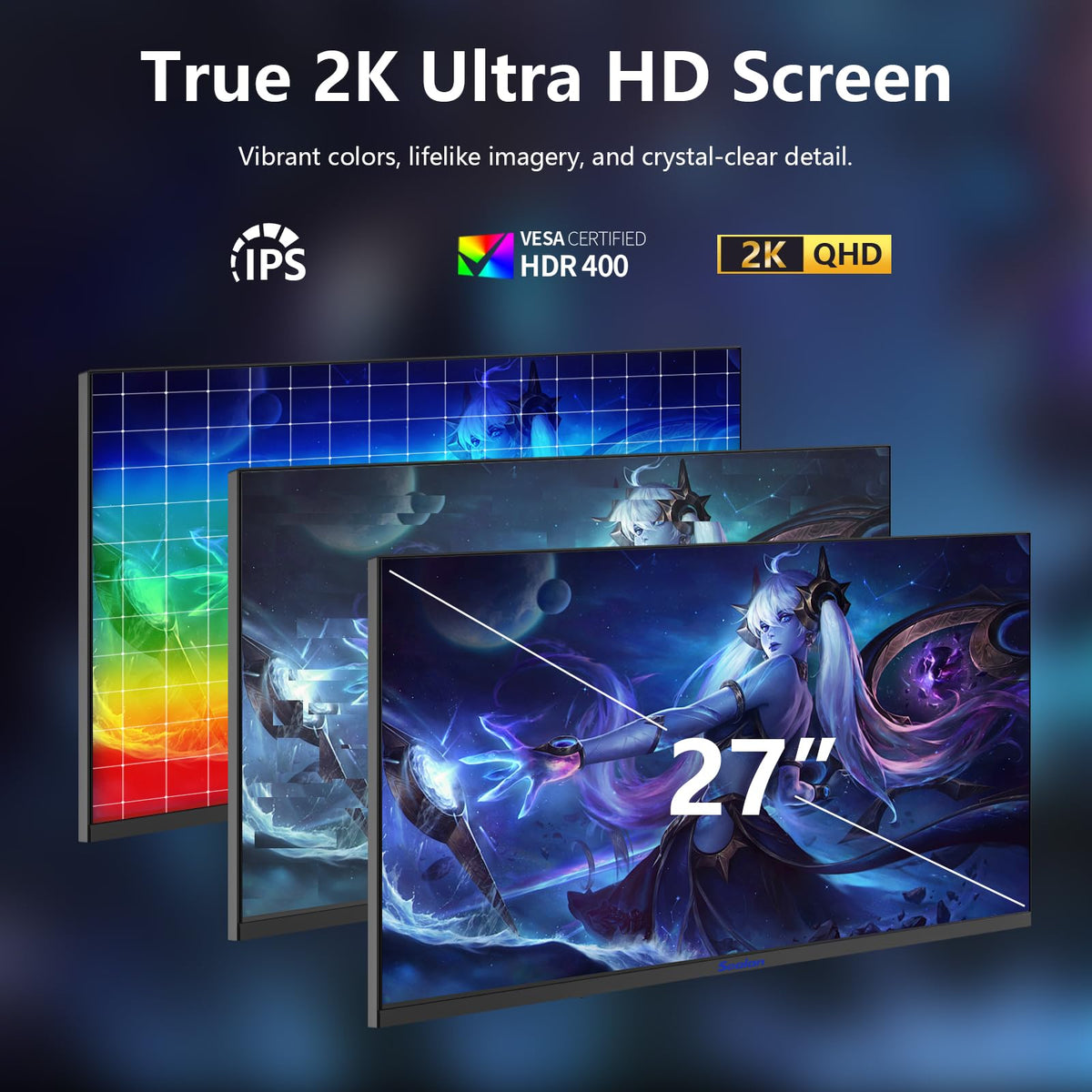 Sealan FreeSync reduces tearing for fluid gameplay across genres.