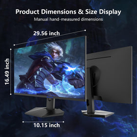 Sealan monitor with HDMI and DisplayPort for flexible connections.