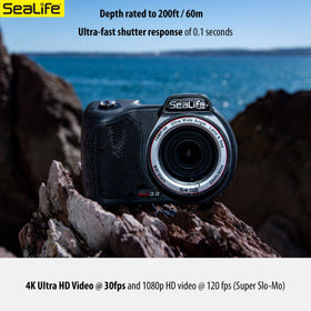 SeaLife Micro 3.0 4K video shot through compact lens delivers crisp details