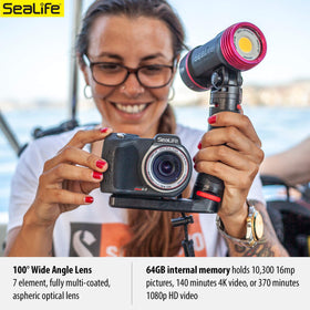 SeaLife Micro 3.0 compact design fits easily in travel gear for divers