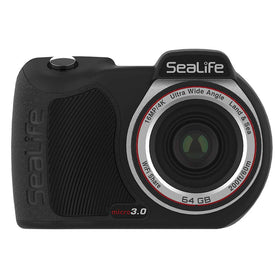 SeaLife Micro 3.0 front view showing rugged sealed body for underwater shooting